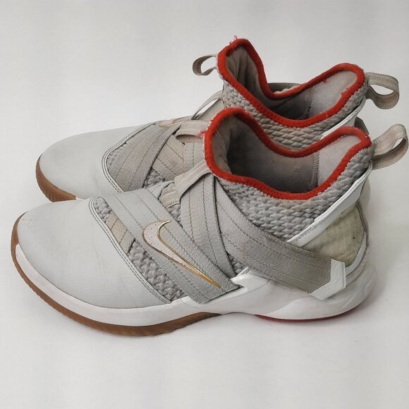 NIKE LEBRON‎ SOLDIER 12 LIGHT BONE SHOES AO2609-002 SZ 8.5 main image 5